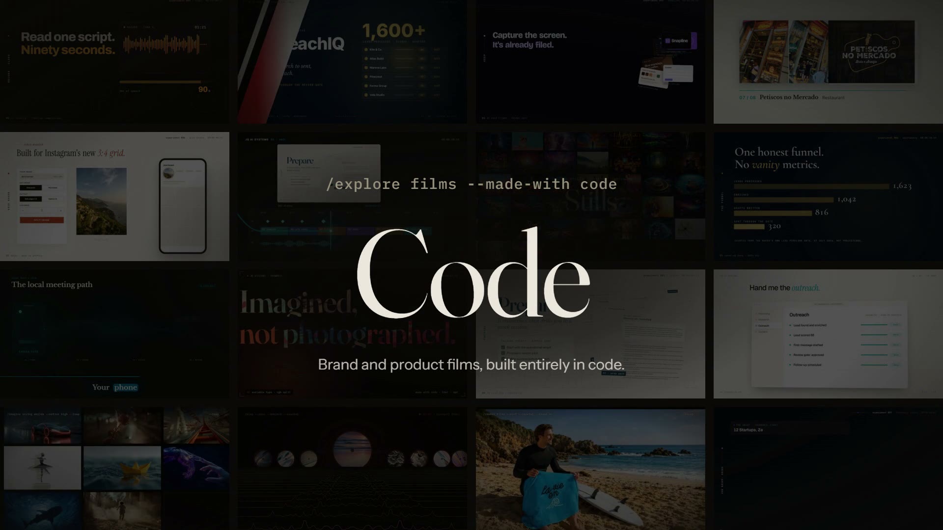 Still from Code · Intro