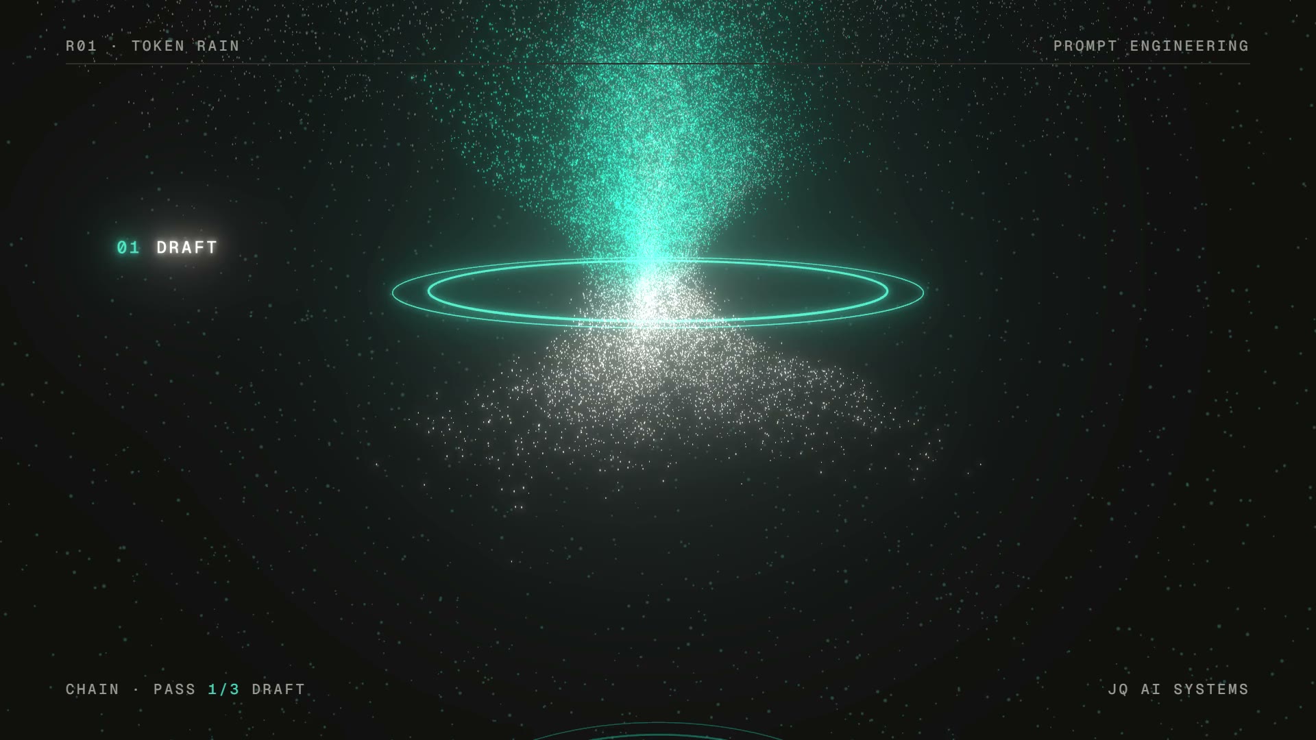 Still from Prompt Engineering · Token Rain