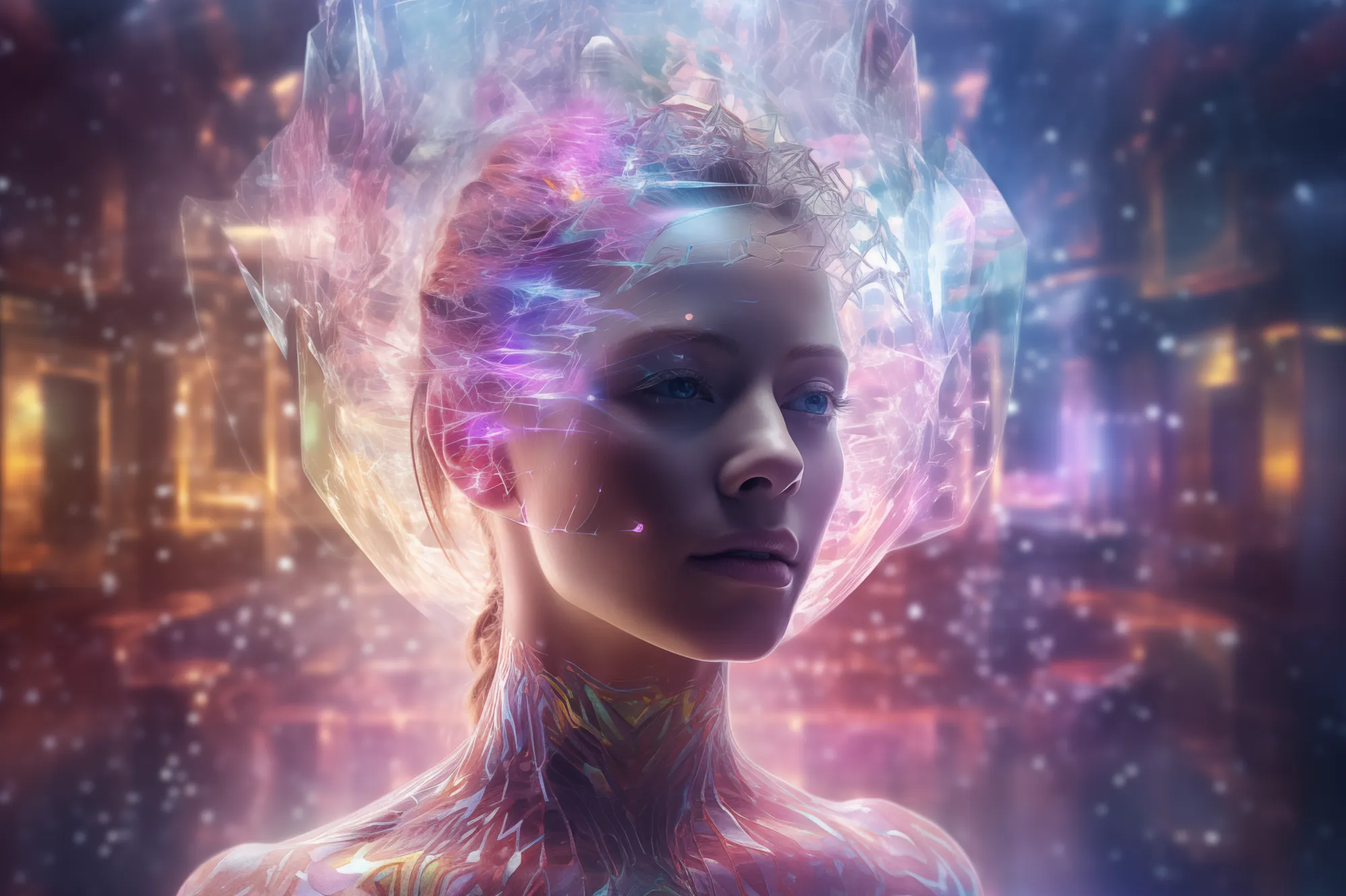 Scene that captures an odyssey through metaverse