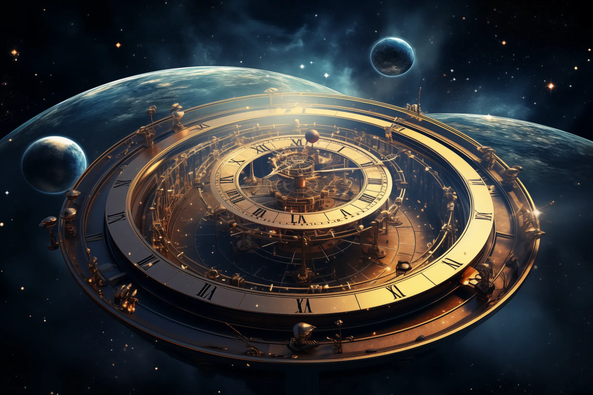 Voyage through time and space picture grand ancient